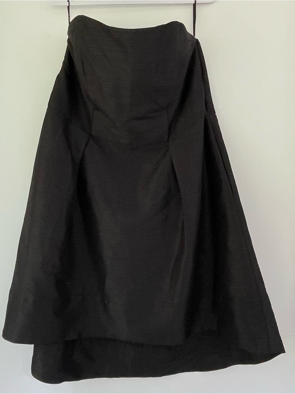 ALFRED SUNG Black Dress Strap with Logo Size 22